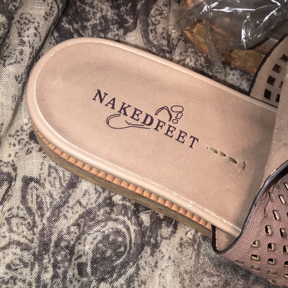 Naked Feet ankle strap sandals NWOT - Picture 2 of 9